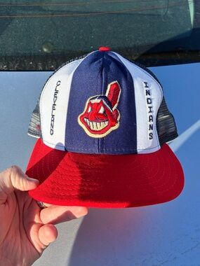 Vintage 90’s MLB Cleveland Indians Hat